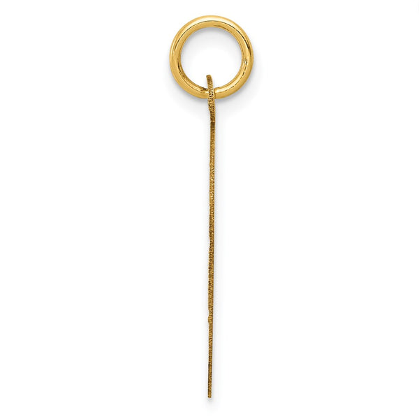 14KT Yellow Gold 27X19MM Pendant. Chain Not Included