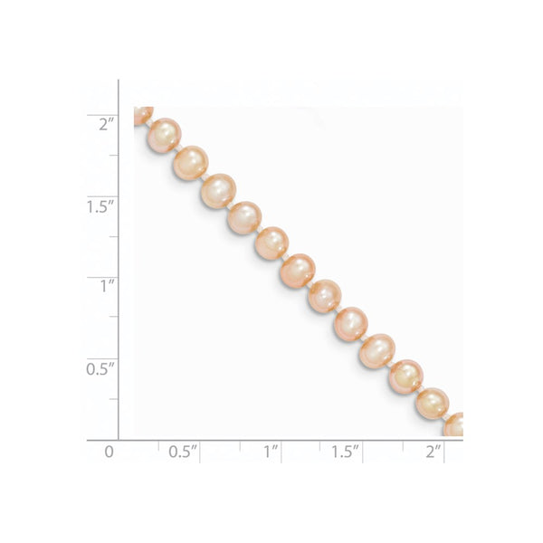 14KT Yellow Gold 4MM Pearl 12-inch Childrens Necklace