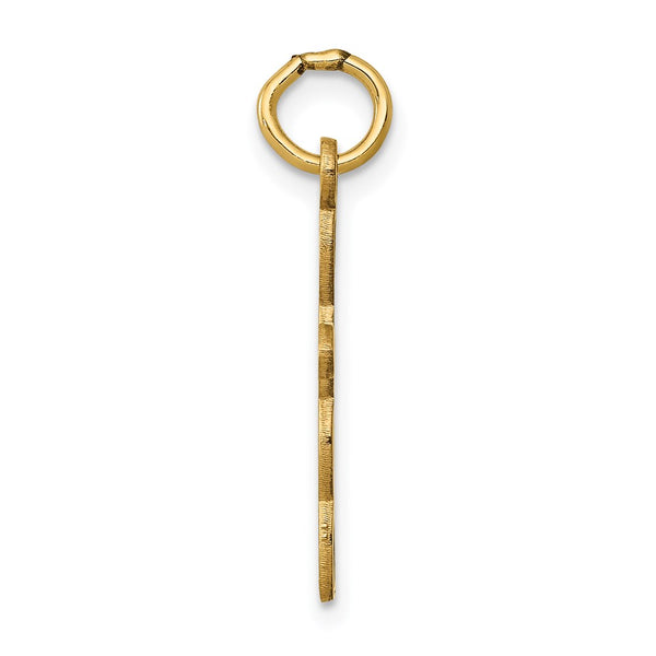 14KT Yellow Gold 23X11MM Cross Pendant. Chain Not Included