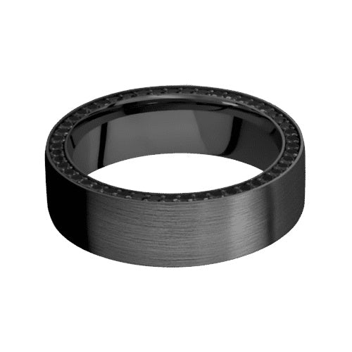 Lashbrook Zirconium Band with Satin Finish
