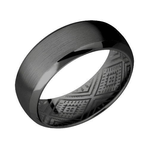Lashbrook Zirconium Band with Satin Polished Finish