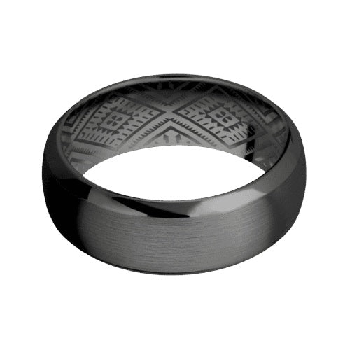 Lashbrook Zirconium Band with Satin Polished Finish