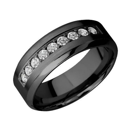 Lashbrook 10KT White Gold Band with Satin Polished Finish