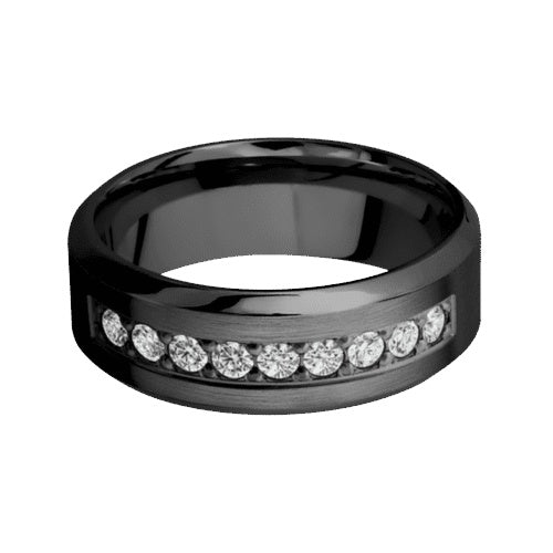Lashbrook 10KT White Gold Band with Satin Polished Finish