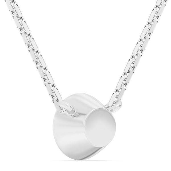 Signature EcoLove 1 CTW 100 Facet Centurion Lab Grown Diamond Solitaire 18-inch Necklace in 14KT White Gold