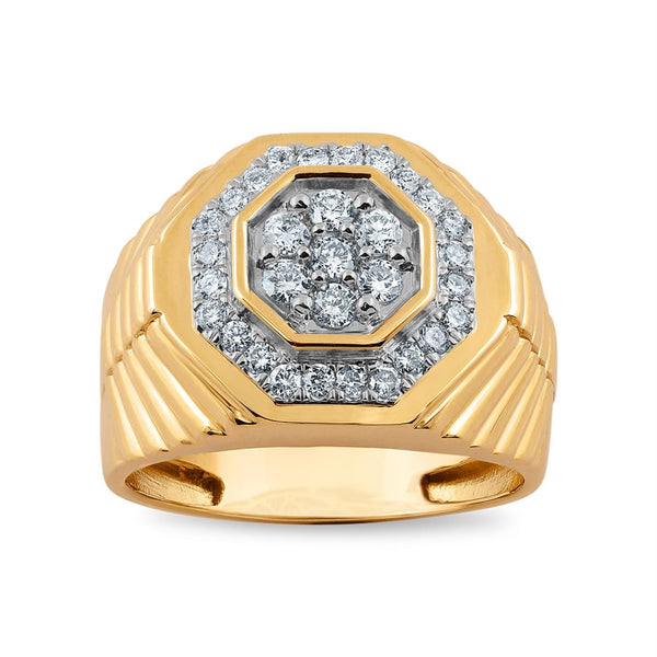 Titan Collection 3/4 CTW Lab Grown Diamond Ring in 10KT Yellow Gold