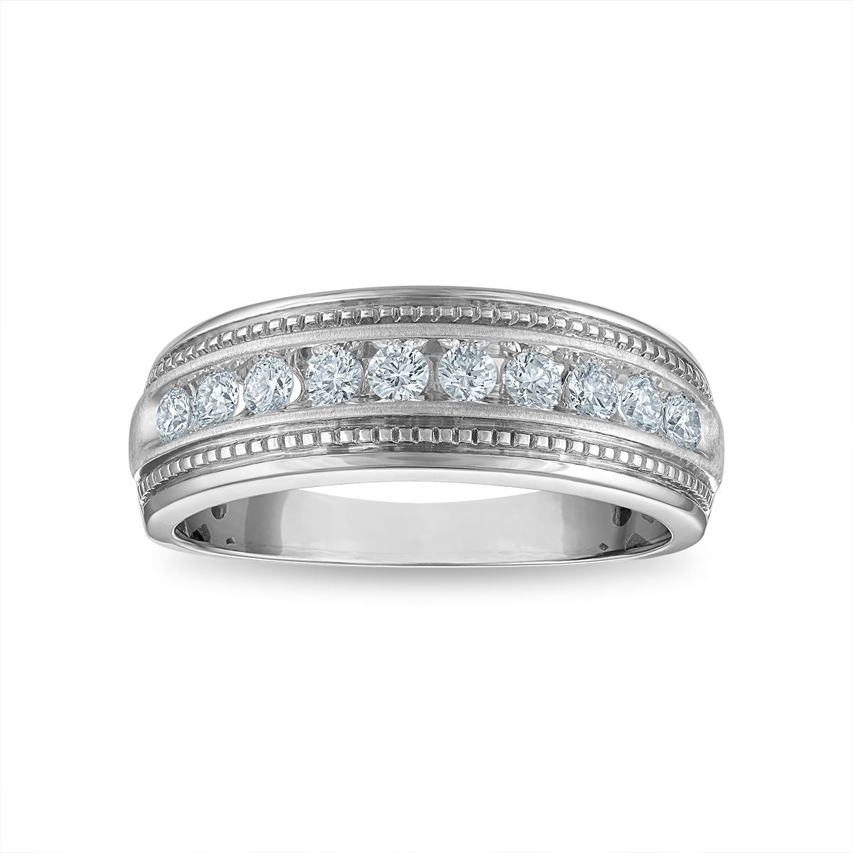 EcoLove 1/2 CTW Lab Grown Diamond Wedding Ring in 10KT White Gold
