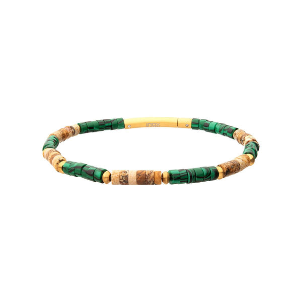 Inox  TerraFirm Heishi Bead Bracelet