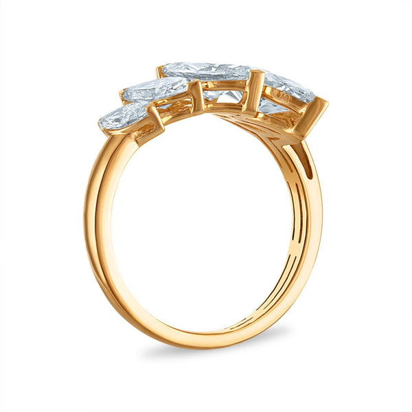 Signature EcoLove 2-1/2 CTW Lab Grown Diamond Fashion Ring in 14KT Yellow Gold