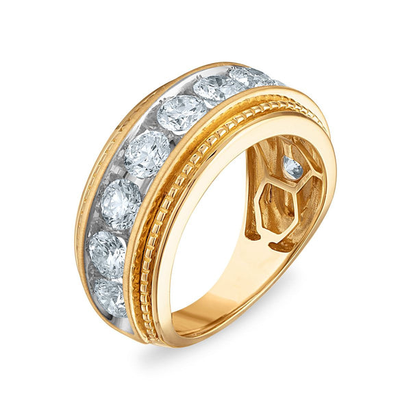 EcoLove 3 CTW Lab Grown Diamond Wedding Ring in 10KT Yellow Gold