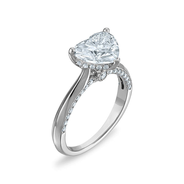 Signature EcoLove 3 CTW Lab Grown Diamond Ring in Platinum