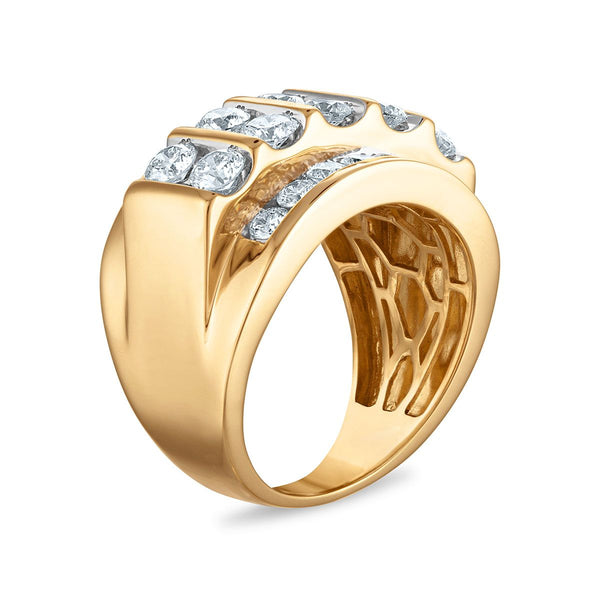 EcoLove 3 CTW Lab Grown Diamond Wedding Ring in 10KT Yellow Gold
