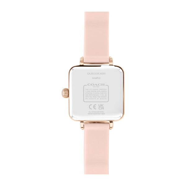 Coach with 22X22 MM Pink Sqaure Dial Band. 14504309