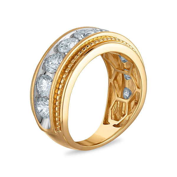 EcoLove 3 CTW Lab Grown Diamond Wedding Ring in 10KT Yellow Gold