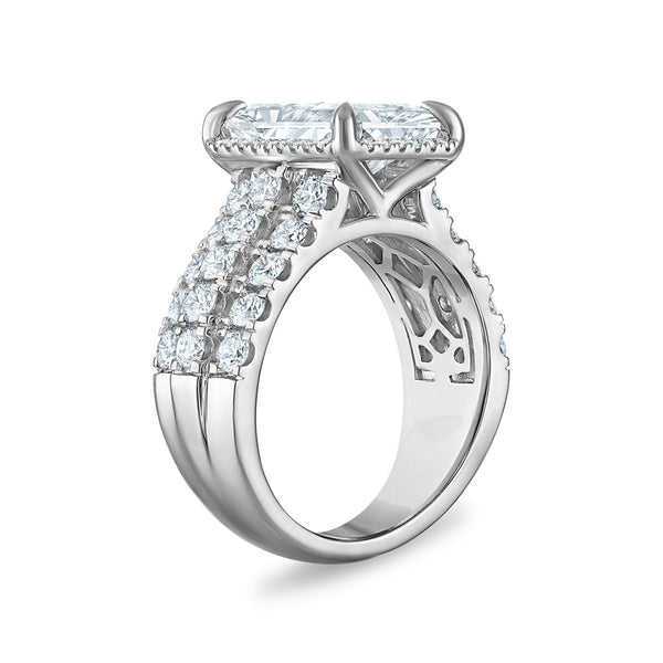 Signature EcoLove Diamond Dreams 7 CTW Lab Grown Diamond Engagement Ring in 14KT White Gold