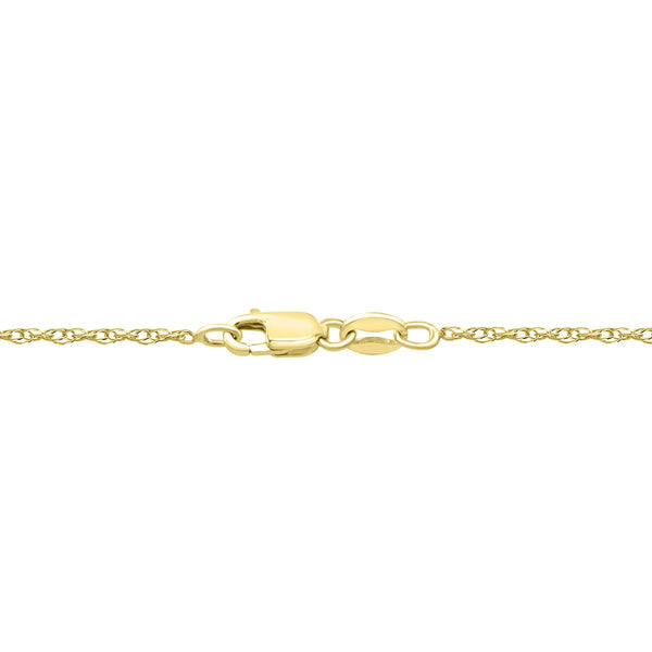 Created Opal and White Sapphire 18-inch Pendant in Yellow Gold Plated Sterling Silver