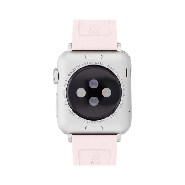 Coach Flower Design Silicone Apple Watch Strap Only. Fits 38MM/40MM/41MM. 14700292