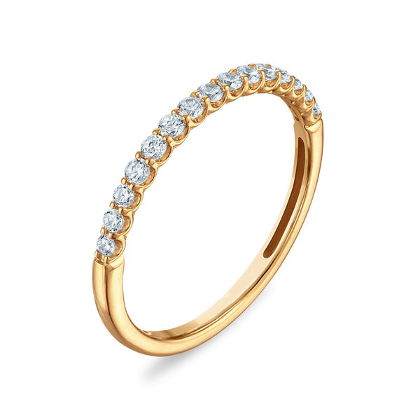 LoveSong EcoLove 1/4 CTW Lab Grown Diamond Anniversary Ring in 10KT Yellow Gold