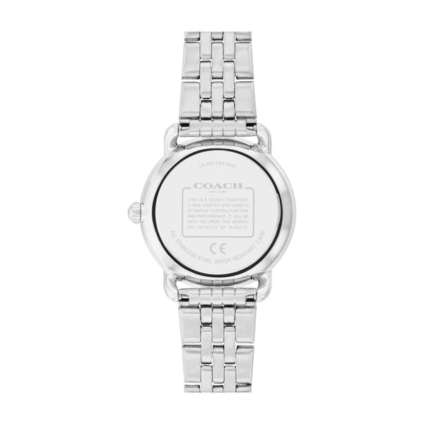 Coach Eliot 28MM Bue Dial Silvertone Watch. 14504447