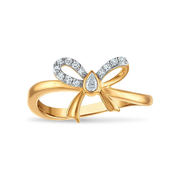 EcoLove 1/7 CTW Lab Grown Diamond Fashion Ring in 18KT Gold Vermeil