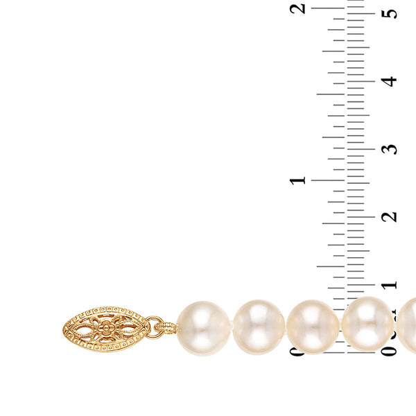 6MM Pearl 7.5-inch Bracelet in 14KT Yellow Gold