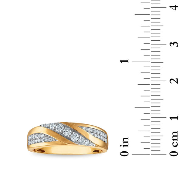 EcoLove 1-1/2 CTW Lab Grown Oval Diamond Halo Wedding Trio Set in 10KT Yellow Gold