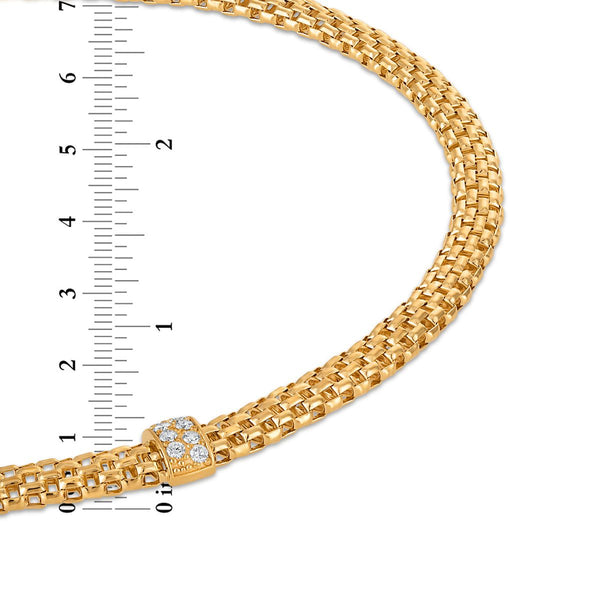 EcoLove 3/4 CTW Lab Grown Diamond 18-inch Necklace in 18KT Yellow Gold Plated Sterling Silver