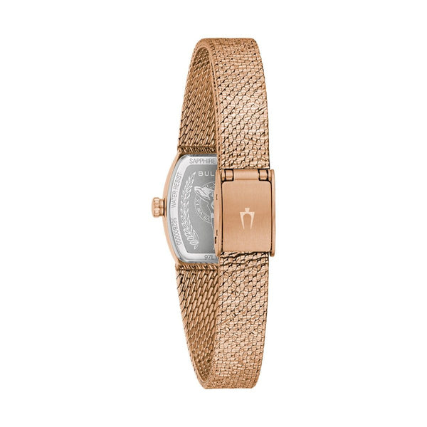Bulova Womens Classic Goldtone Diamond Accent.  97L185