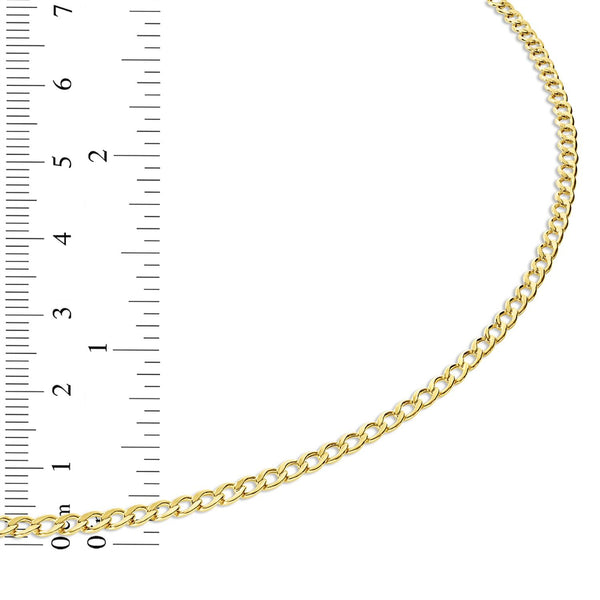 10KT Yellow Gold 20-inch 2.5MM Curb Chain
