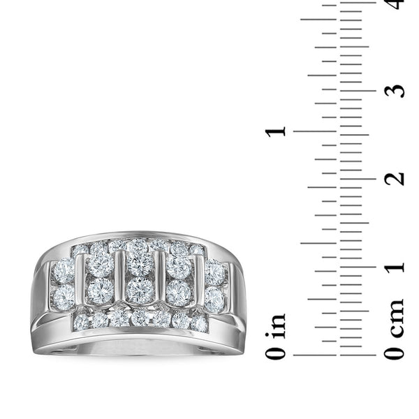 EcoLove 2 CTW Lab Grown Diamond Wedding Ring in 10KT White Gold