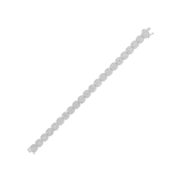 EcoLove 1/4 CTW Lab Grown Diamond 7.25-inch ennis Bracelet in Sterling Silver