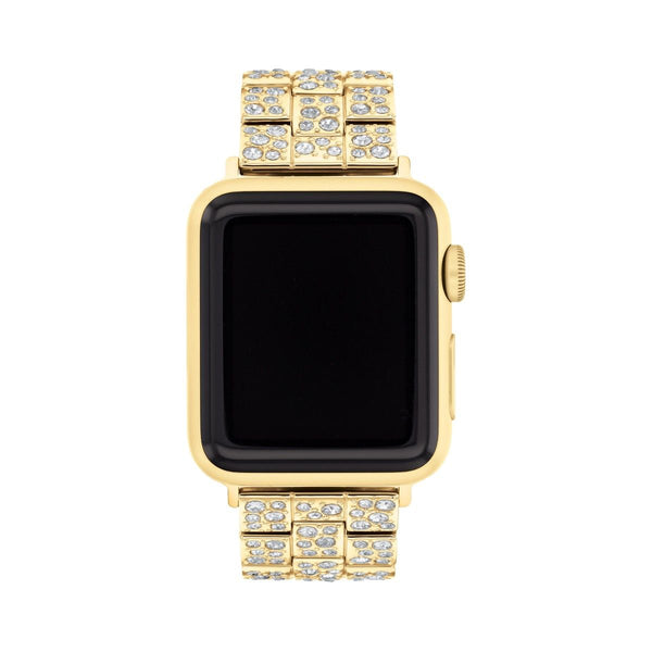 Coach Stainless Steel and Crystal Apple Watch Strap Only. Fits 38MM/40MM/41MM. 14700258