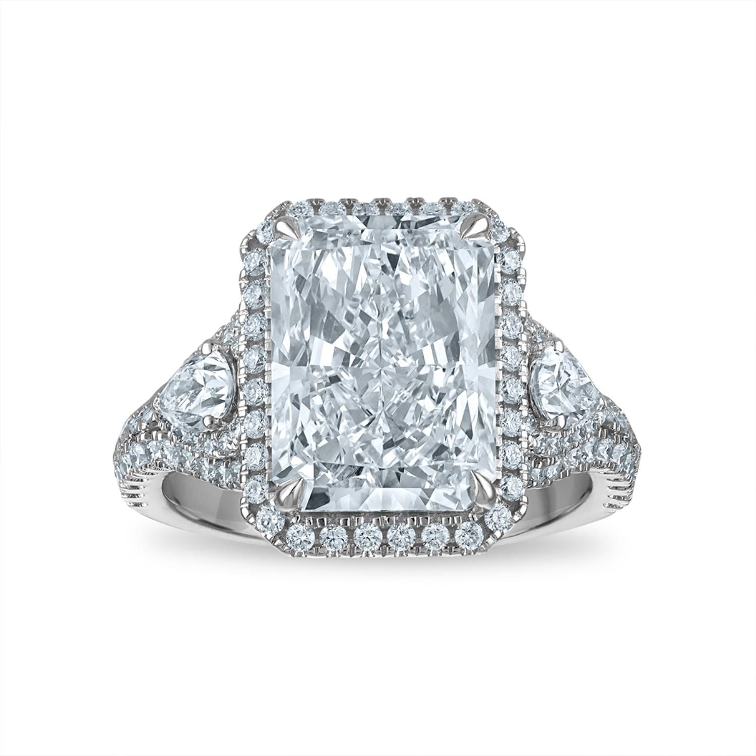 Signature EcoLove Diamond Dreams 6-1/4 CTW Lab Grown Diamond Halo Engagement Ring in 14KT White Gold