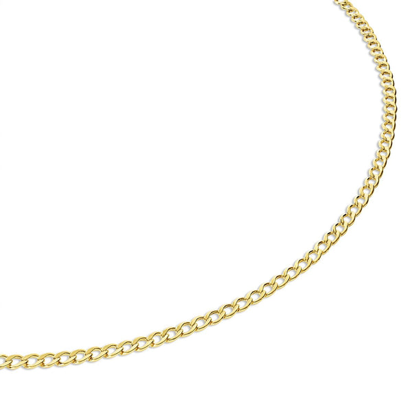 10KT Yellow Gold 20-inch 2.5MM Curb Chain