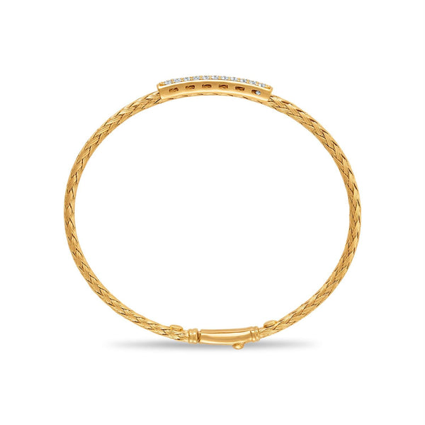 EcoLove 3/4 CTW Lab Grown Diamond 7.5-inch Bracelet in 18KT Yellow Gold Plated Sterling Silver