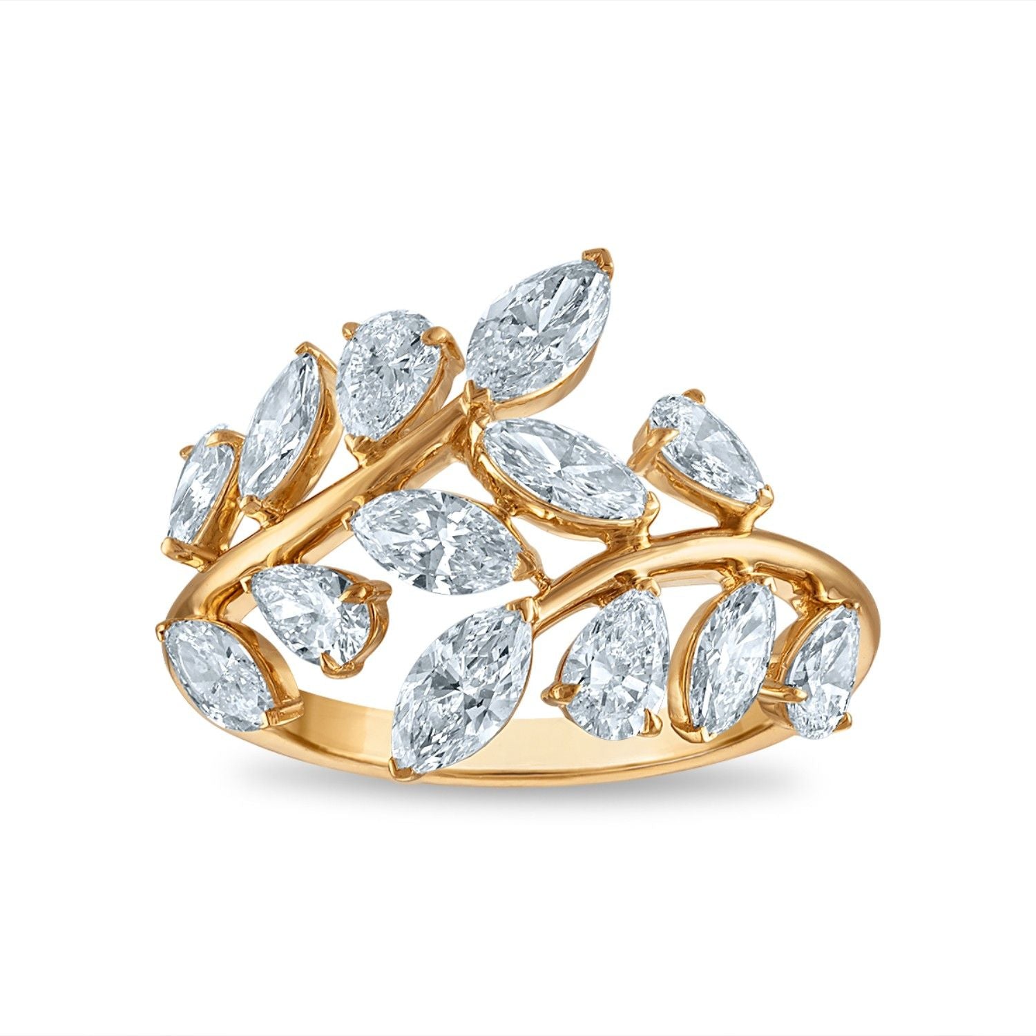 EcoLove 2 CTW Lab Grown Diamond Fashion Ring in 10KT Yellow Gold