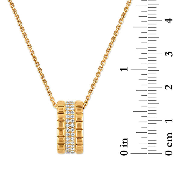 LoveSong EcoLove 1/2 CTW Lab Grown Diamond 18-inch Pendant in 18KT Gold Vermeil