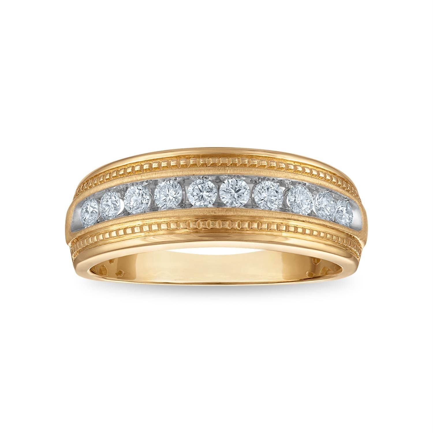EcoLove 1/2 CTW Lab Grown Diamond Wedding Ring in 10KT Yellow Gold