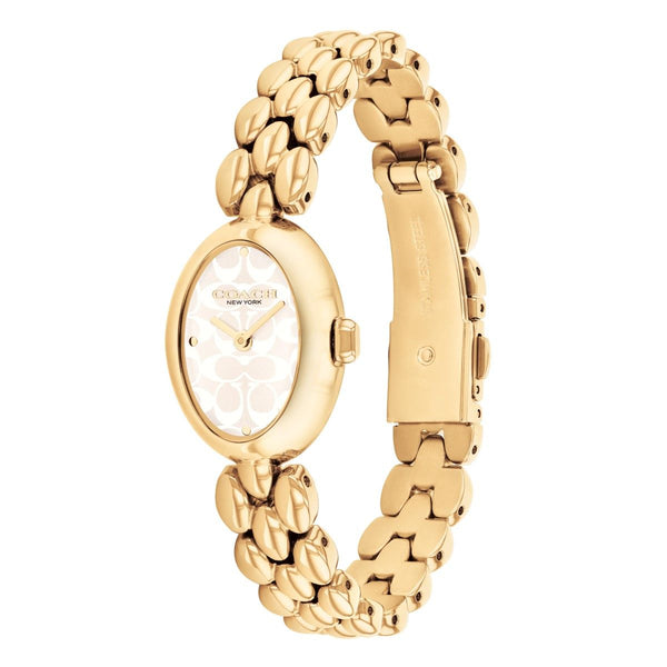 Coach Samy 22 MM Oval Stainless Steel Watch. 14504417