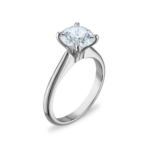 Signature Certificate 8X EcoLove 2 CTW Lab Grown Diamond Solitaire Engagement Ring in 14KT White Gold