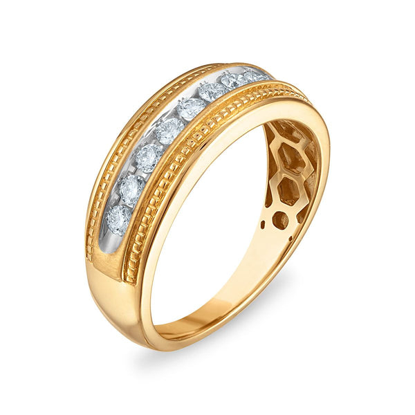 EcoLove 1/2 CTW Lab Grown Diamond Wedding Ring in 10KT Yellow Gold