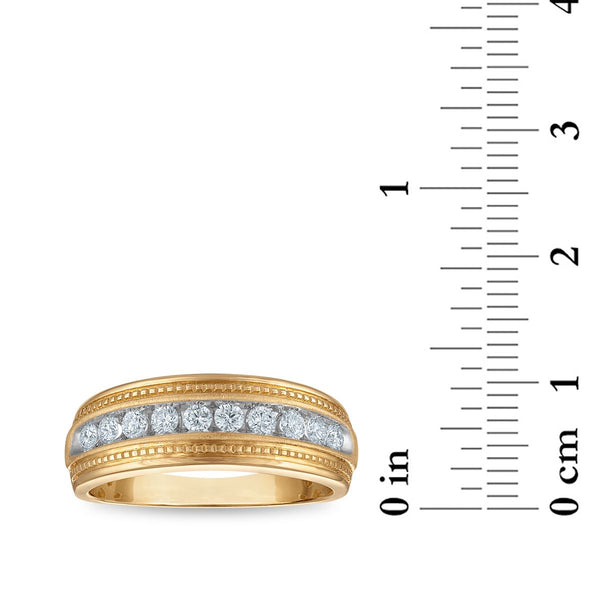 EcoLove 1/2 CTW Lab Grown Diamond Wedding Ring in 10KT Yellow Gold