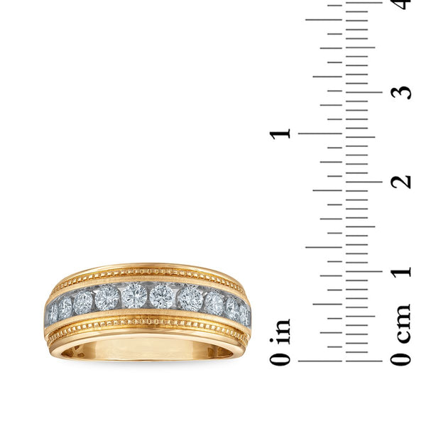 EcoLove 1 CTW Lab Grown Diamond Wedding Ring in 10KT Yellow Gold