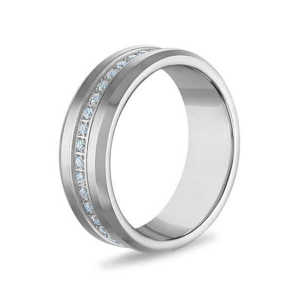 5/8 CTW Lab Grown Diamond in Tungsten. Size 8