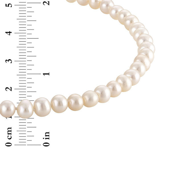 5MM Pearl Strand 18-inch Necklace in 14KT Yellow Gold