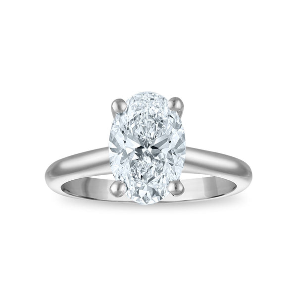 Signature Certificate 8X EcoLove 2 CTW Lab Grown Diamond Solitaire Engagement Ring in 14KT White Gold