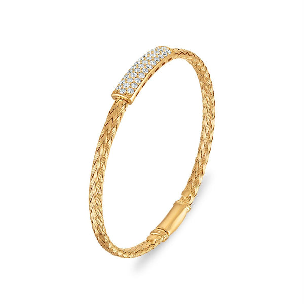 EcoLove 3/4 CTW Lab Grown Diamond 7.5-inch Bracelet in 18KT Yellow Gold Plated Sterling Silver