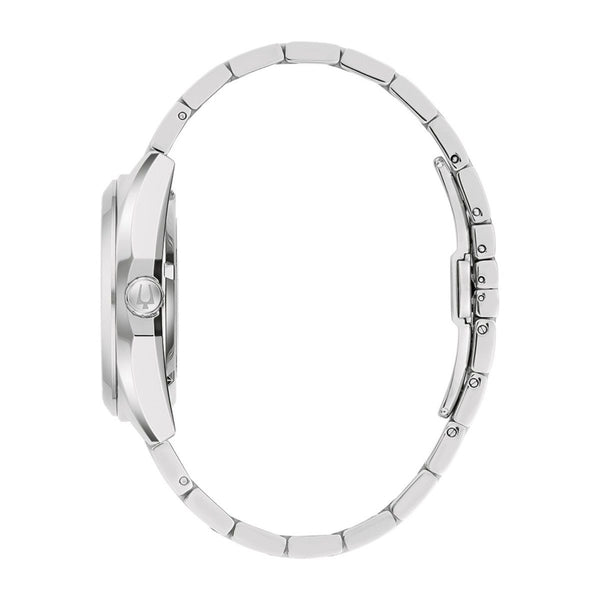 Bulova Light Blue Dial  Stainless Steel Bracelet Surveyor. 96B469