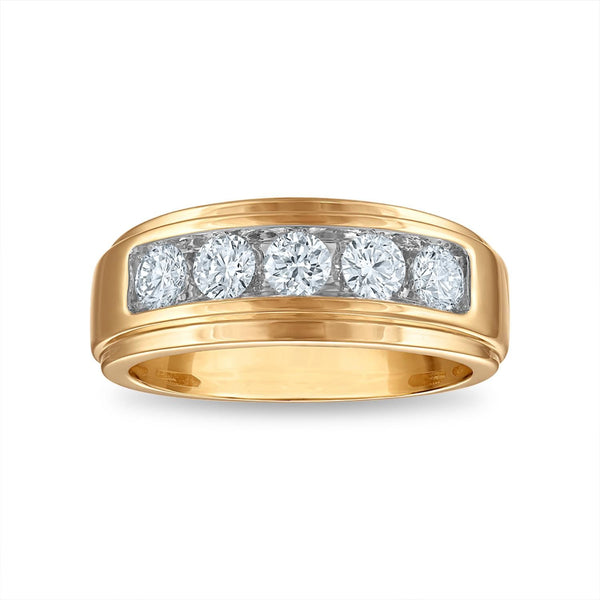 EcoLove 1 CTW Lab Grown Diamond Wedding Ring in 10KT Yellow Gold