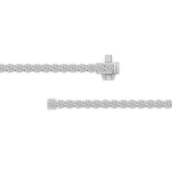 Signature EcoLove 3 CTW Lab Grown Diamond 7-inch Tennis Bracelet in 14KT White Gold